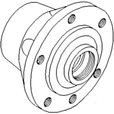 Aftermarket 6 Bolt Wheel Hub 519276M91